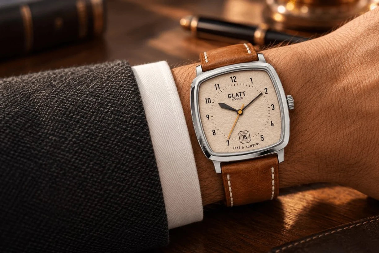 The Bagel worn on the wrist