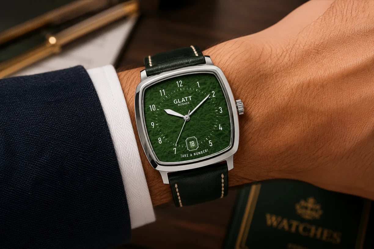 The Half Sour worn on the wrist